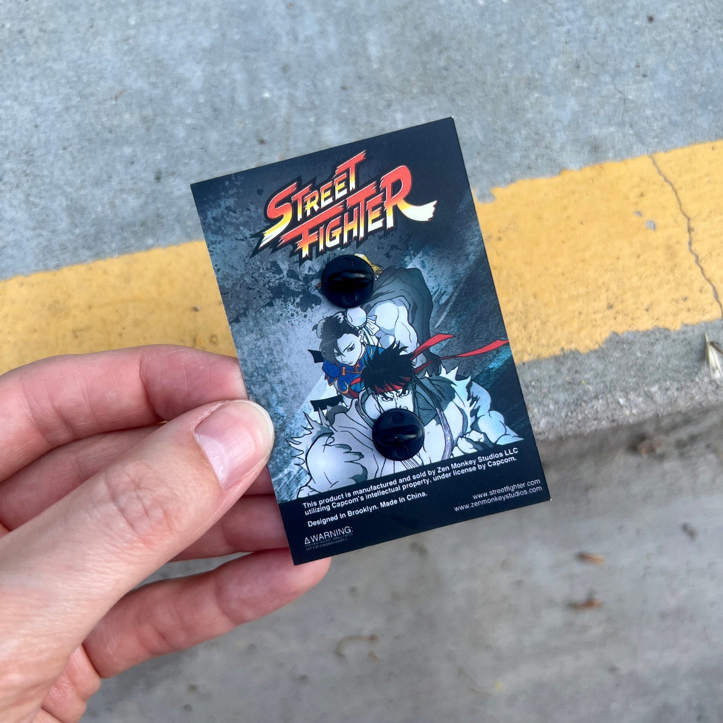 Street Fighter Emblem Collectible Pin