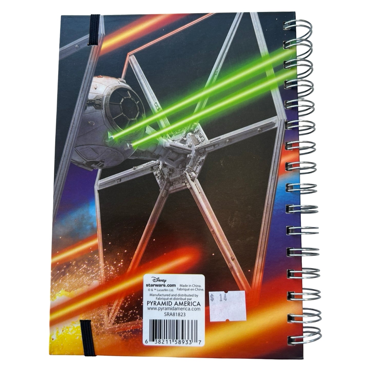 Star Wars Ships Spiral Notebook