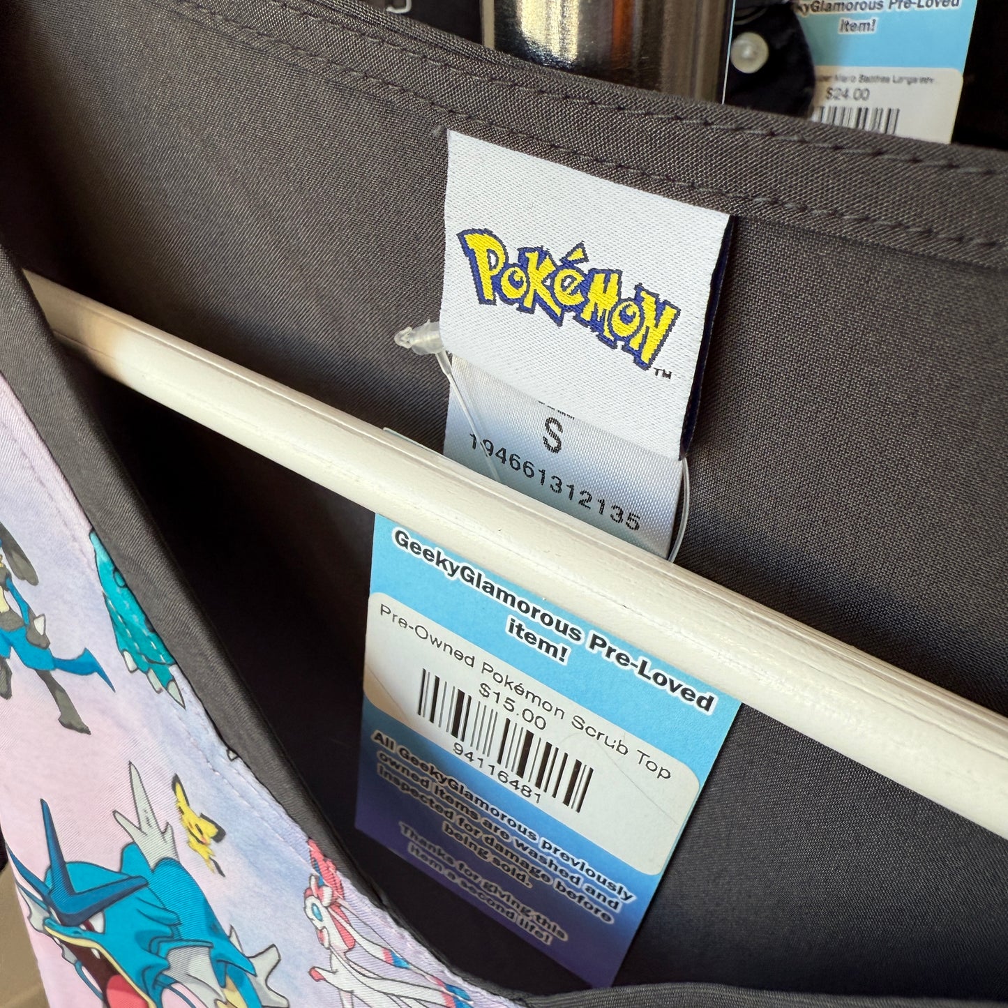 Pre-Owned Pokémon Scrub Top
