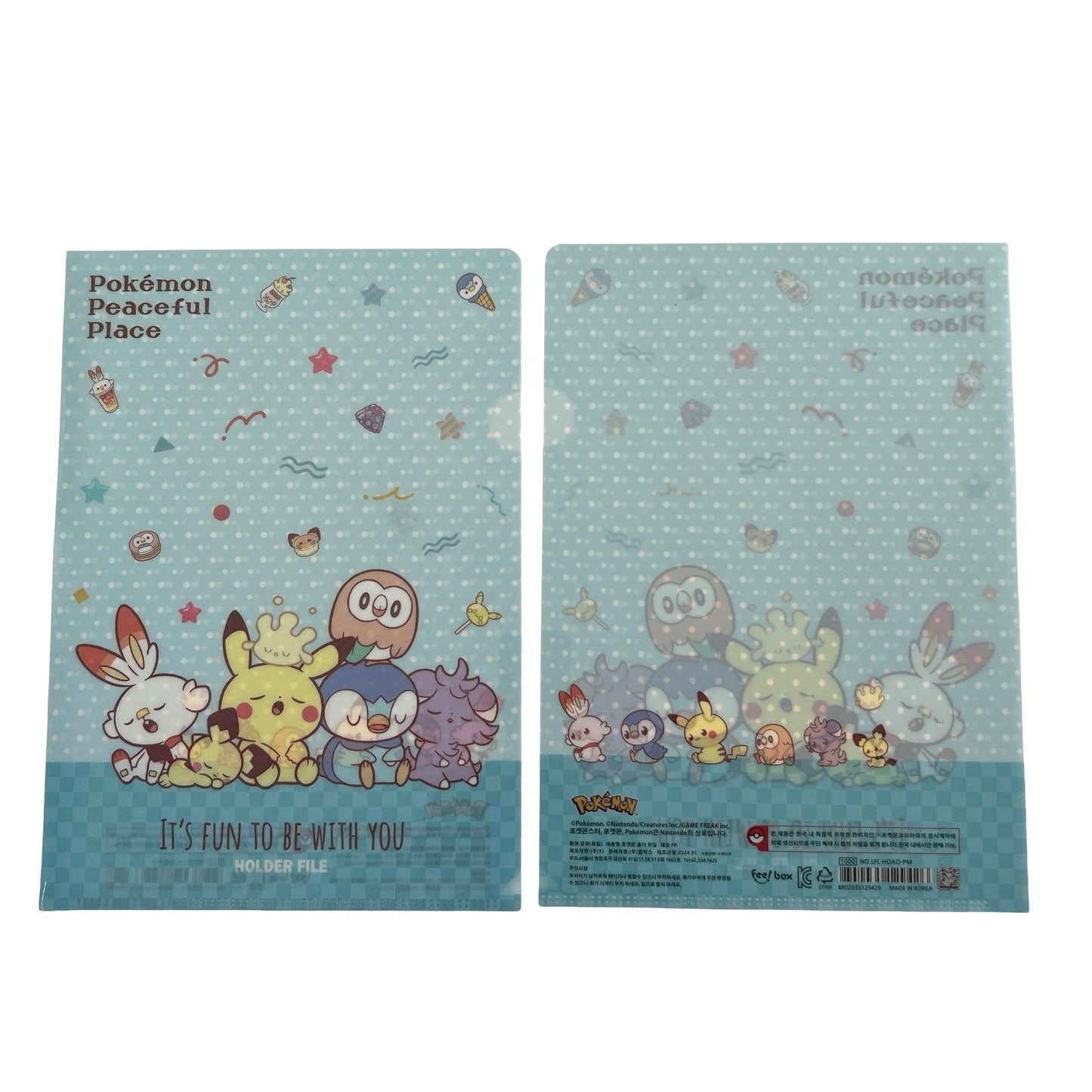 Pokémon Peaceful Place Clear File Folder