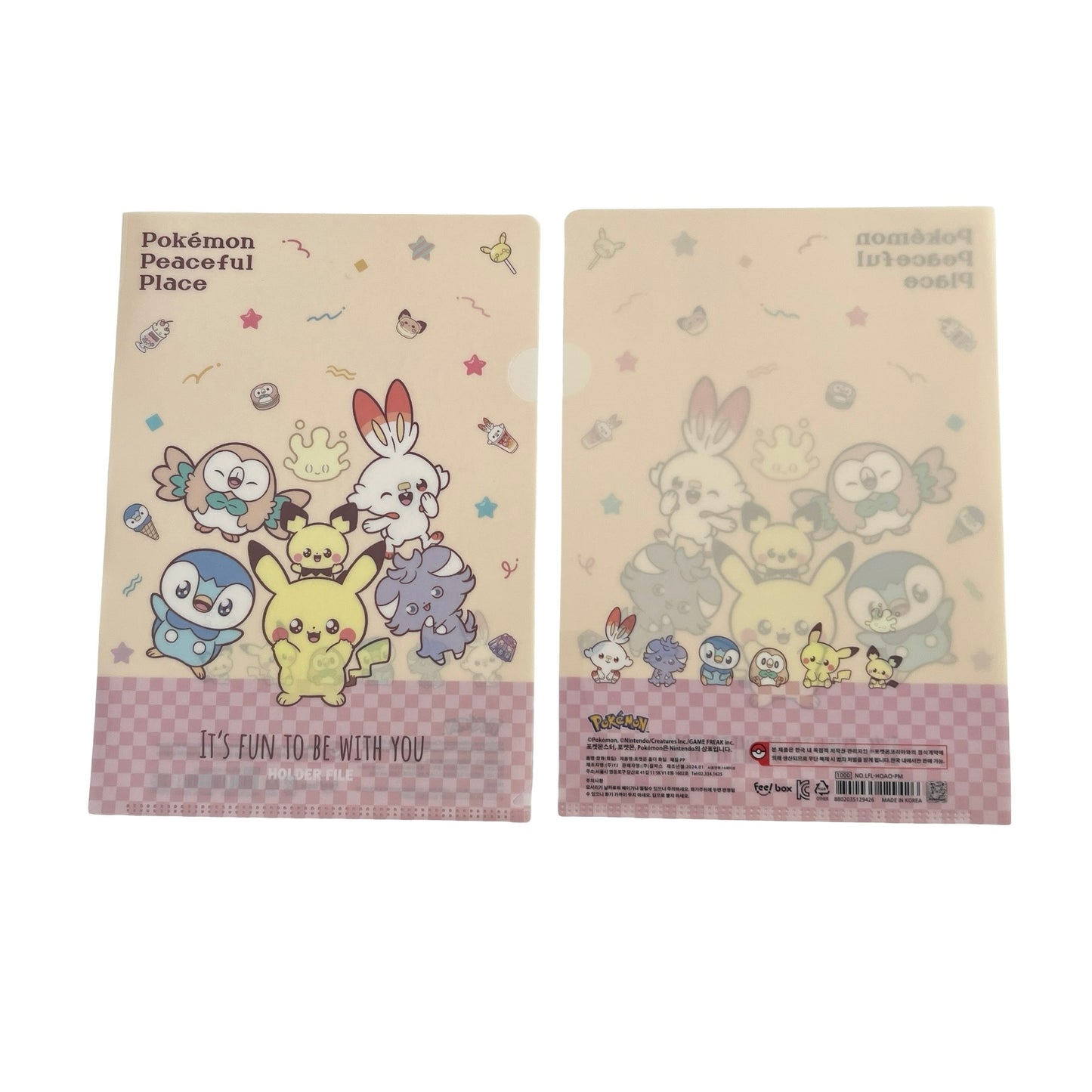 Pokémon Peaceful Place Clear File Folder