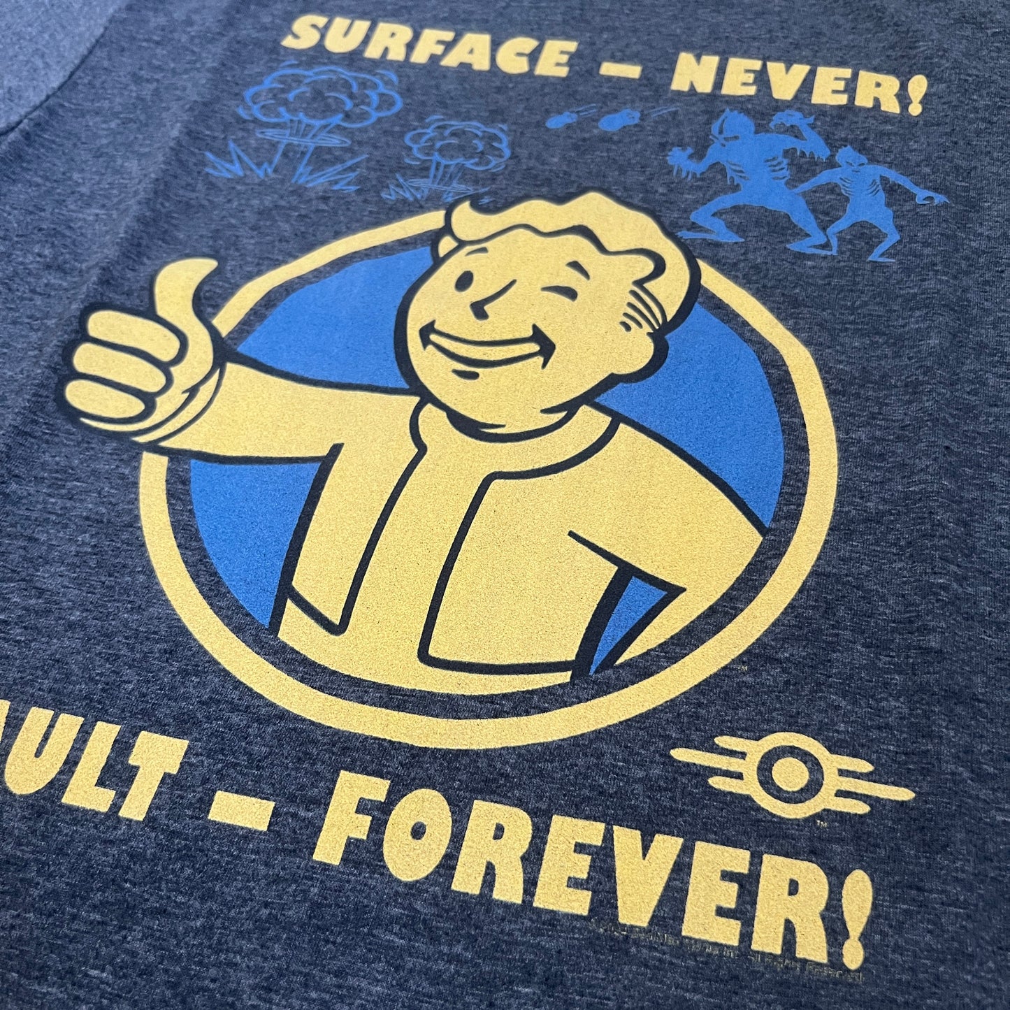 Fallout Surface Never Vault Forever Tee