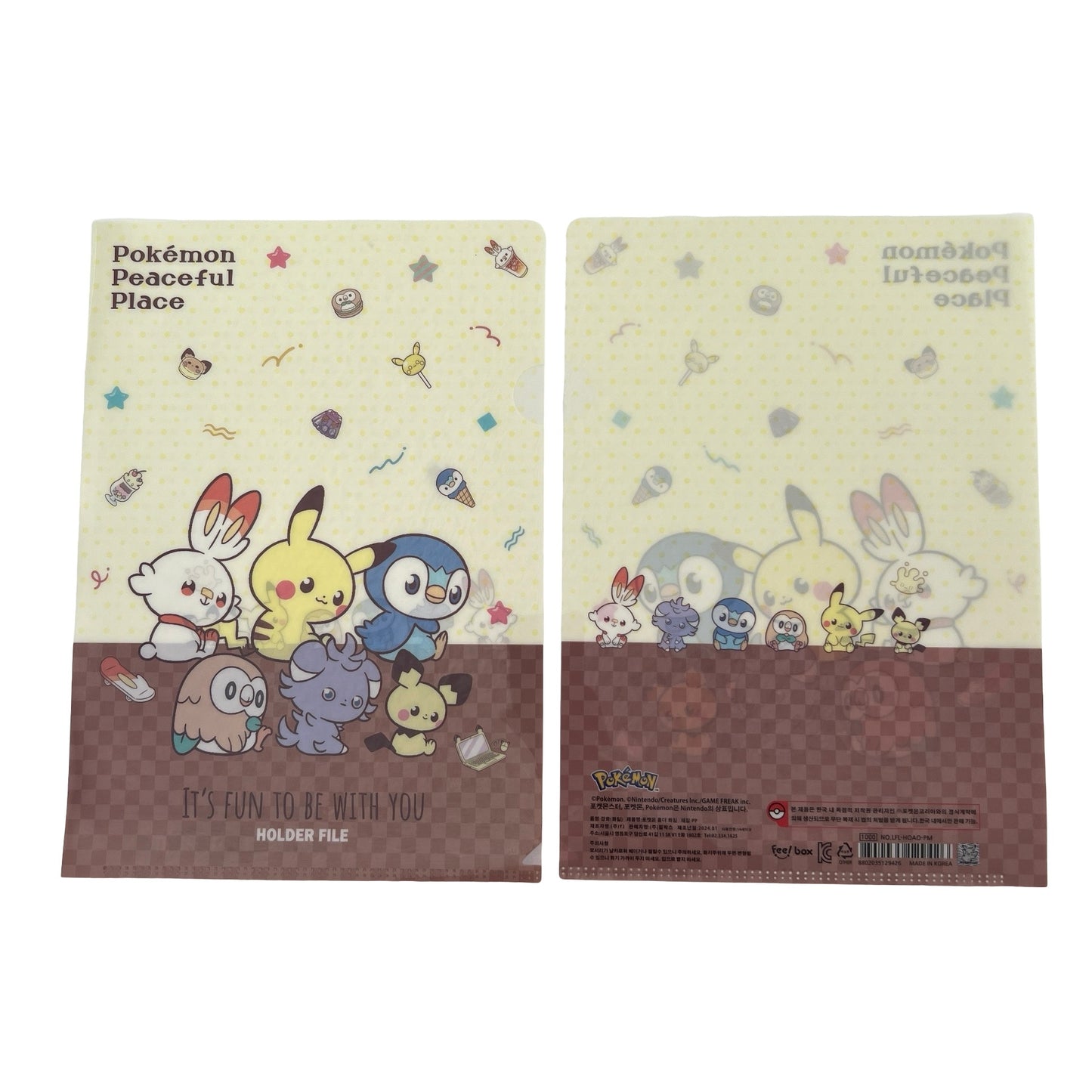 Pokémon Peaceful Place Clear File Folder