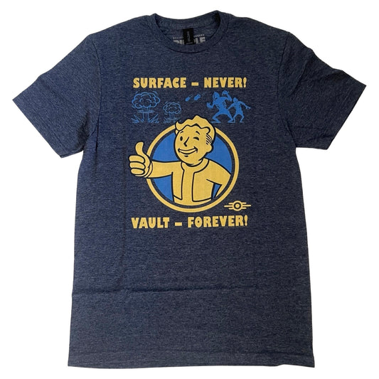 Fallout Surface Never Vault Forever Tee