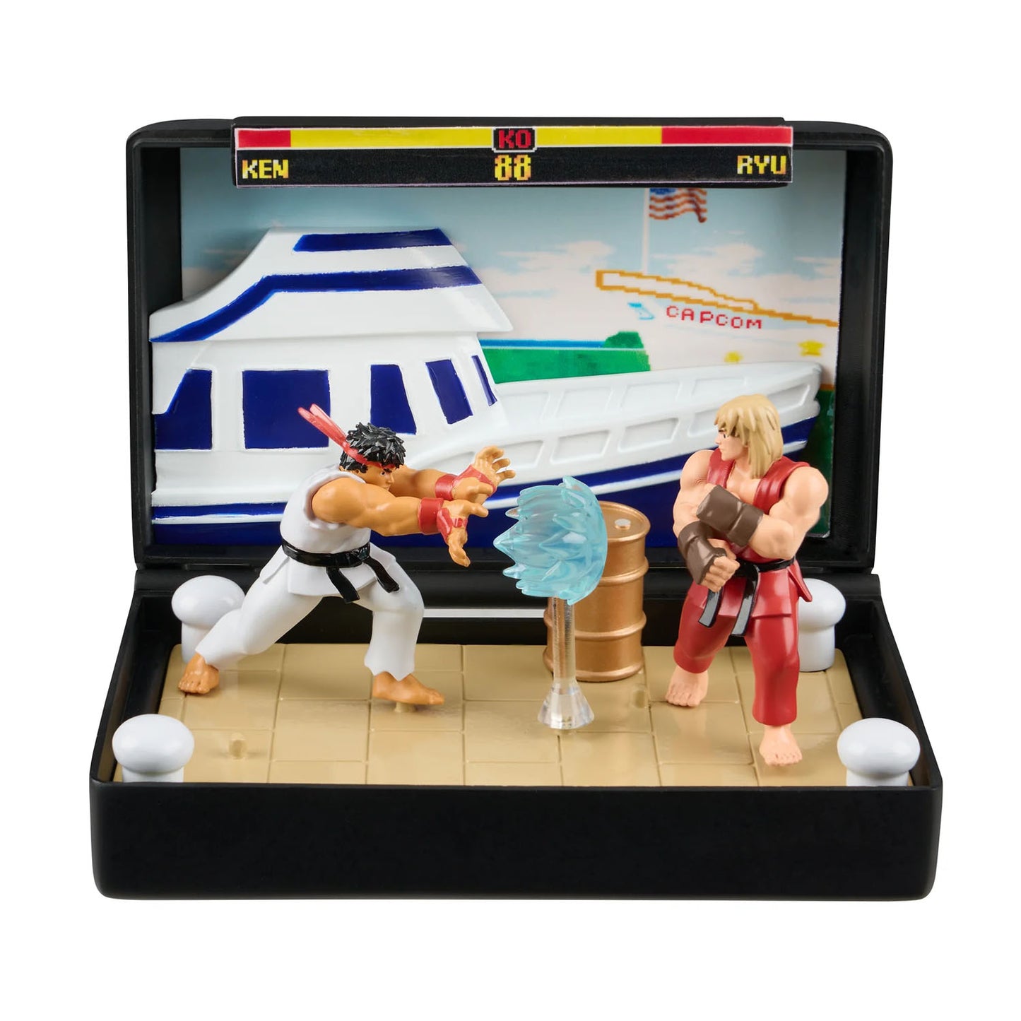 Console Heroes - Street Fighter II Ken Stage Diorama