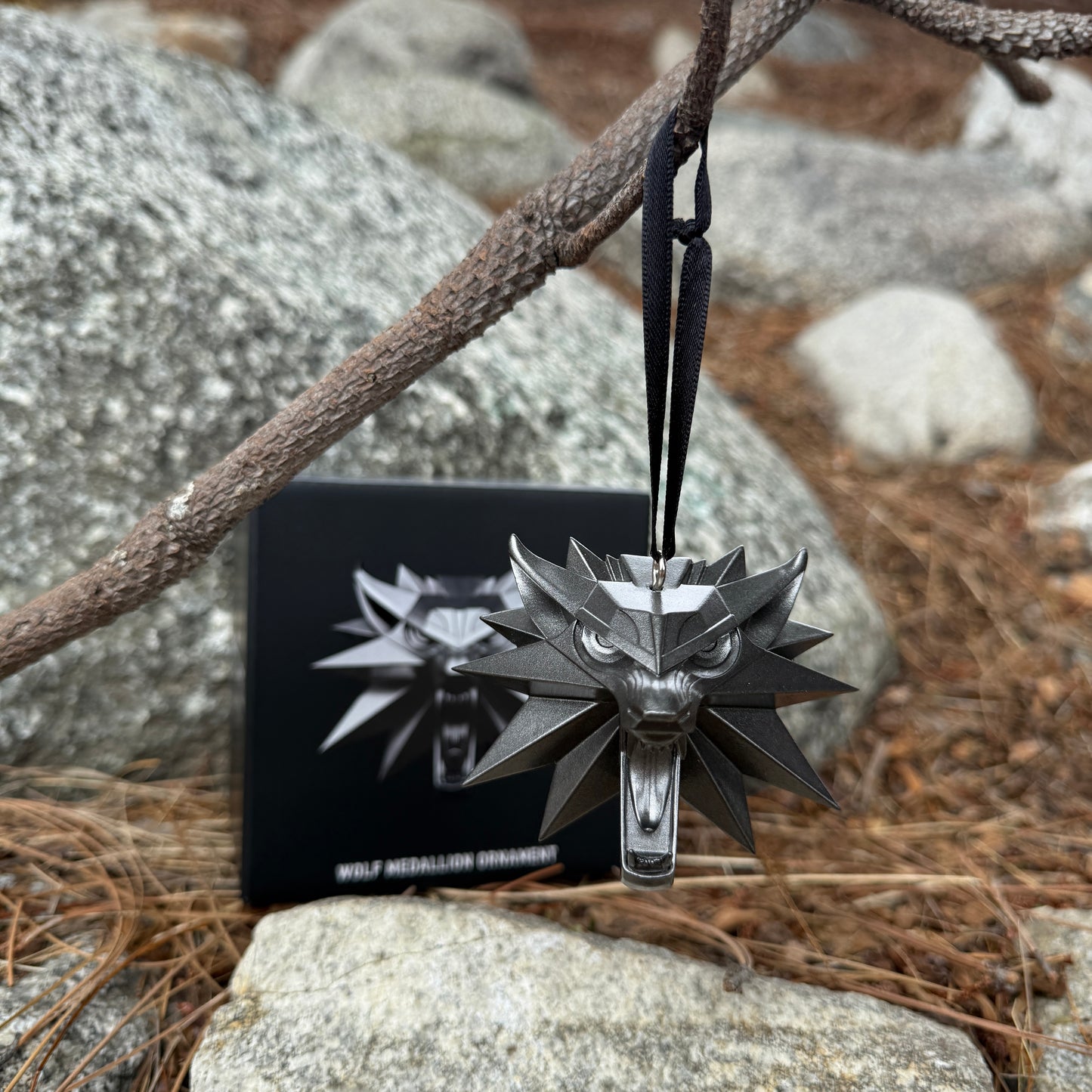 The Witcher Wolf Medallion Ornament