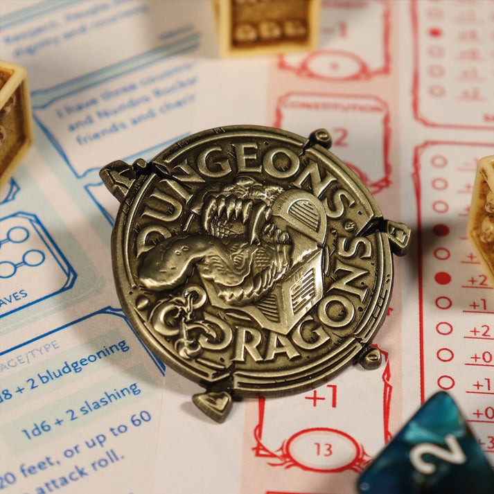 Dungeons & Dragons Mimic Pin