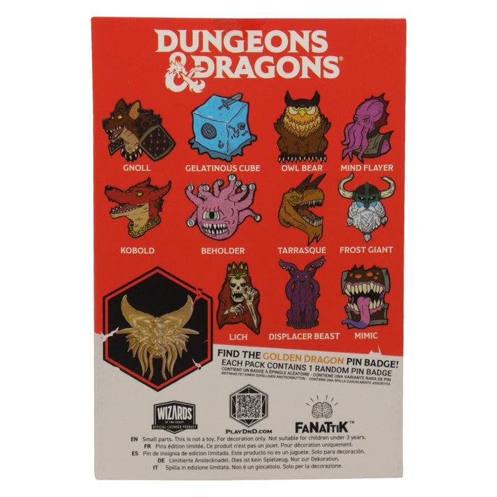 Dungeons & Dragons Mystery Pin