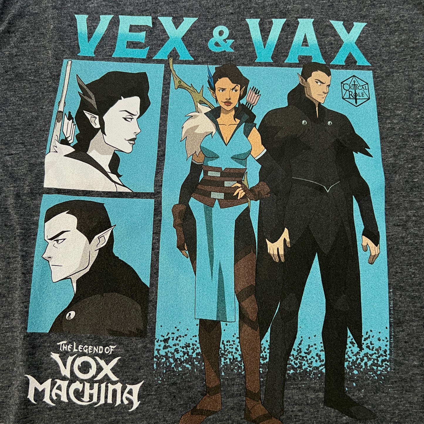 Legend of Vox Machina Vex & Vax Tee