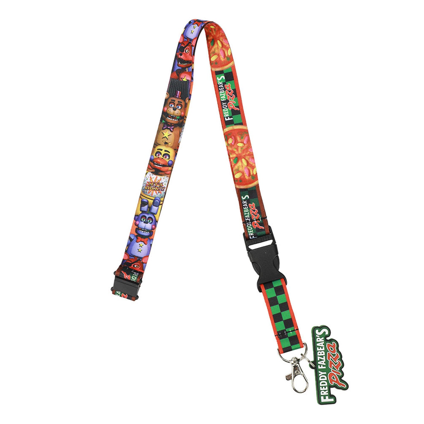 Five Nights at Freddy's Pizza Lanyard
