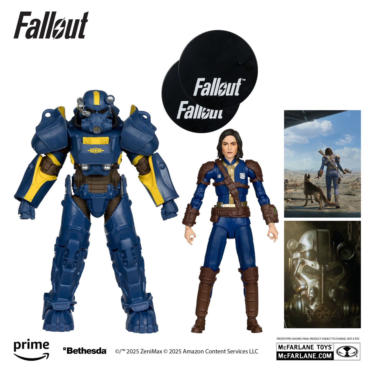 Fallout 4 T-60 Vault Tec & Sole Survivor Figure Set