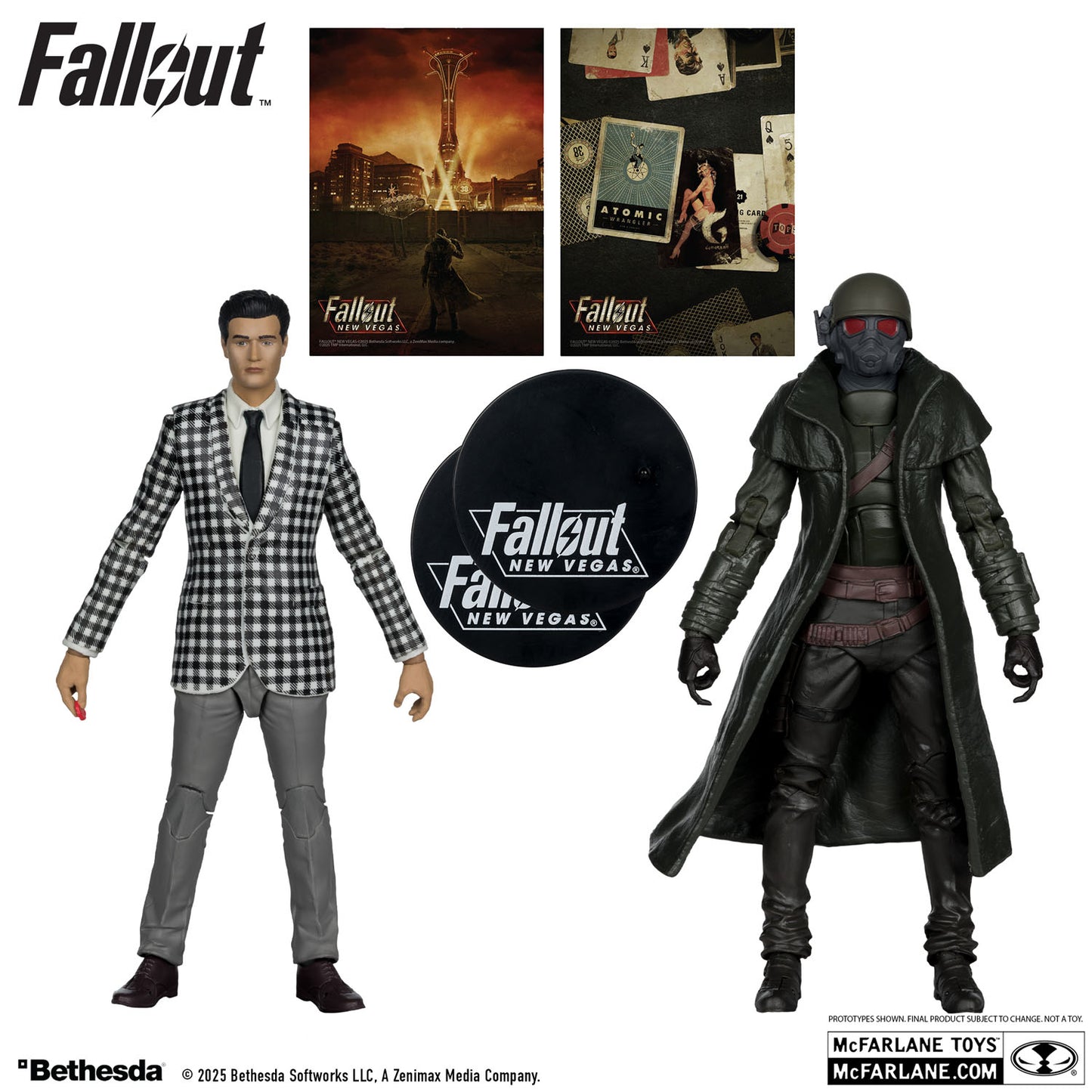Fallout: New Vegas Riot Ranger Armor & Benny Figure Set