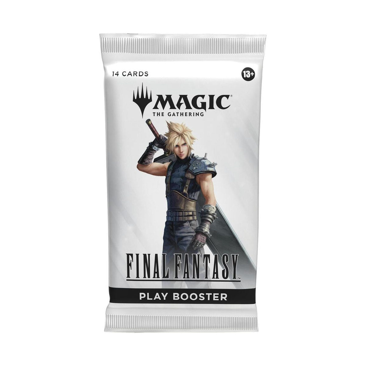 Magic: The Gathering Final Fantasy play booster pack on a white background