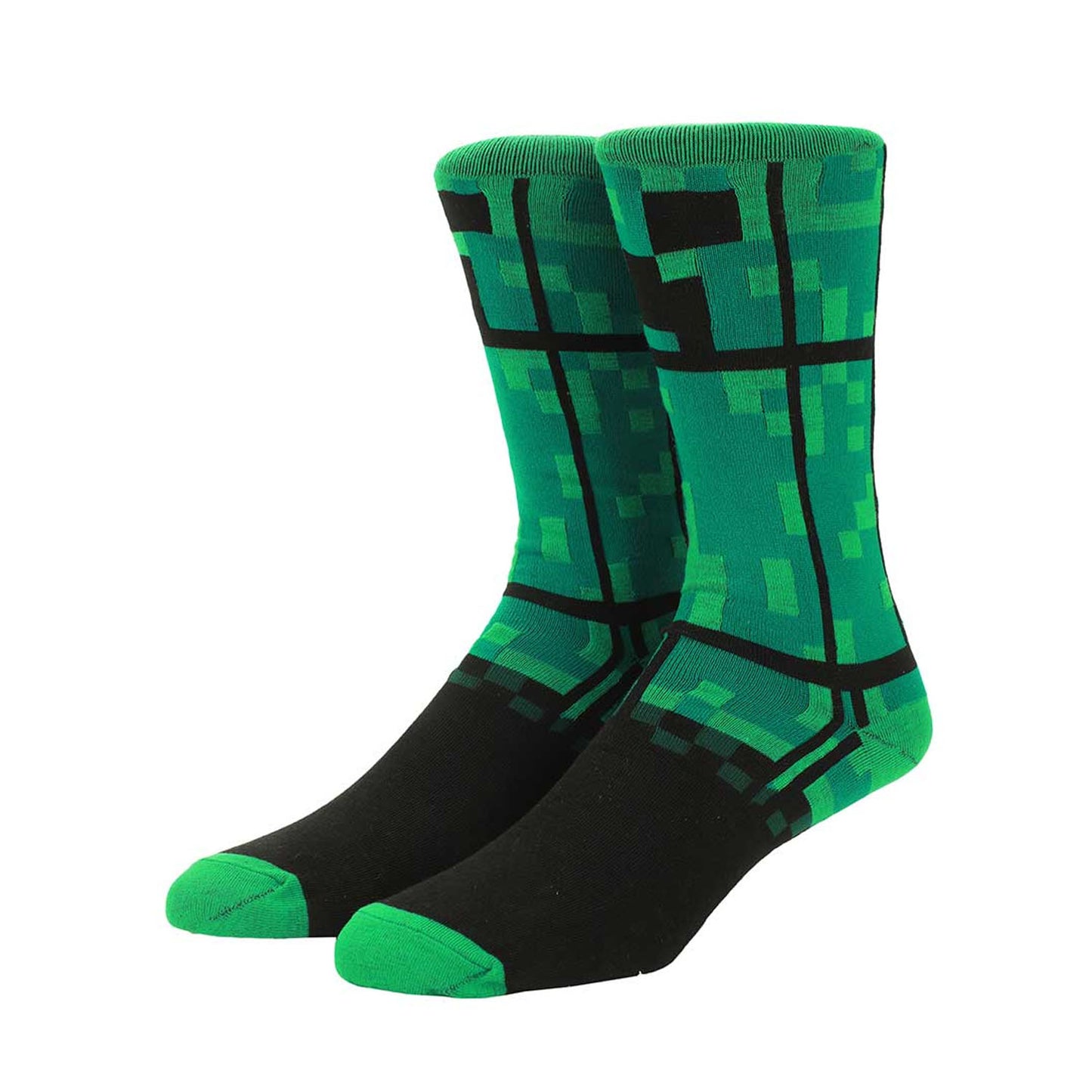 Minecraft Creeper Character Sock