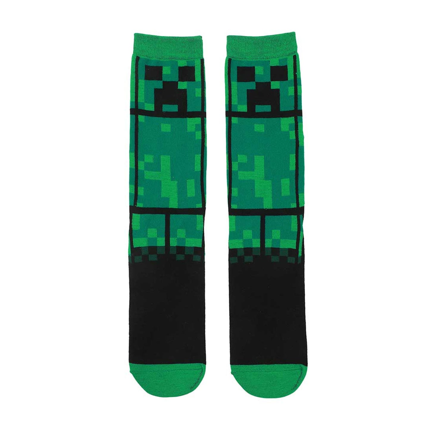 Minecraft Creeper Character Sock