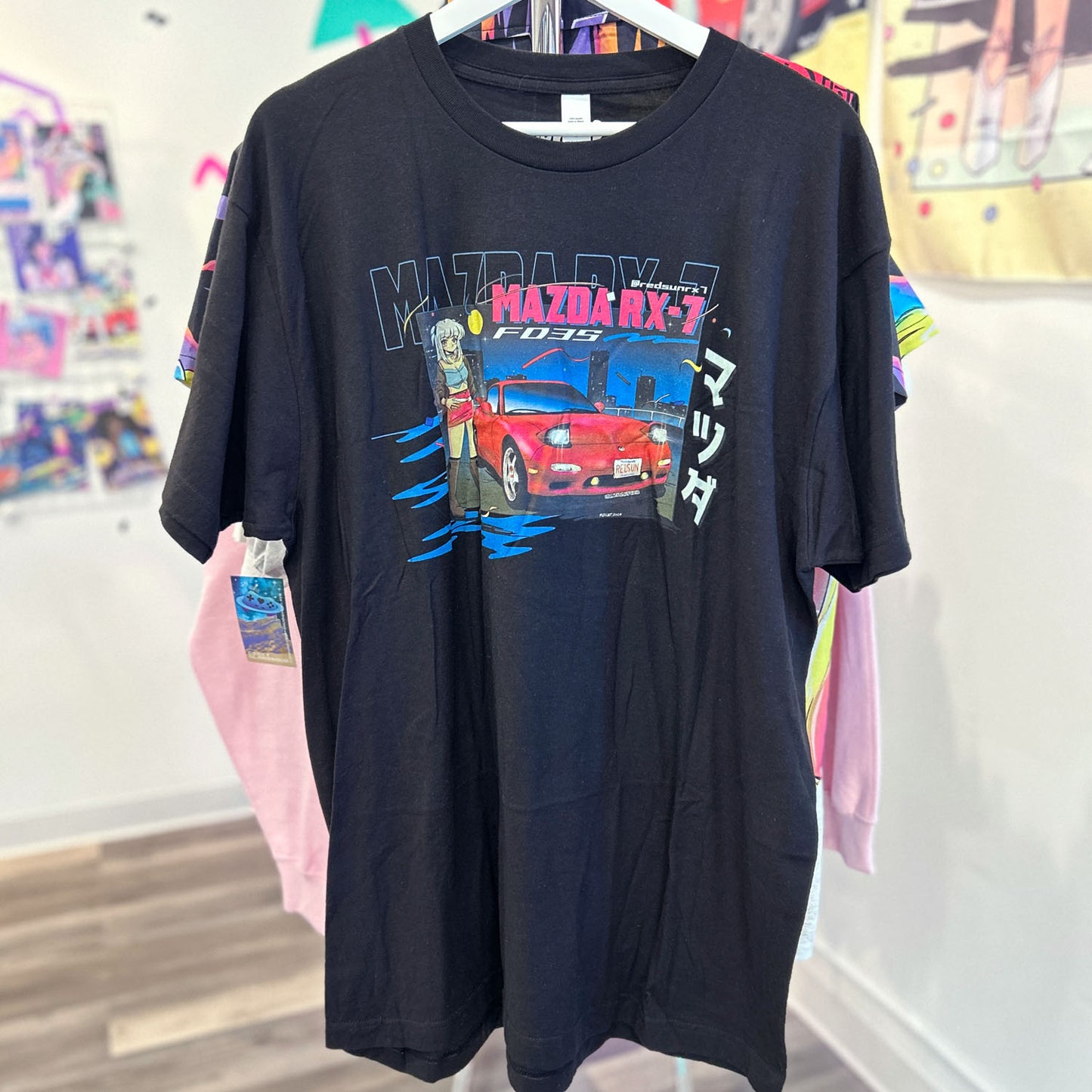 Mizucat Mazda RX-7 Tee