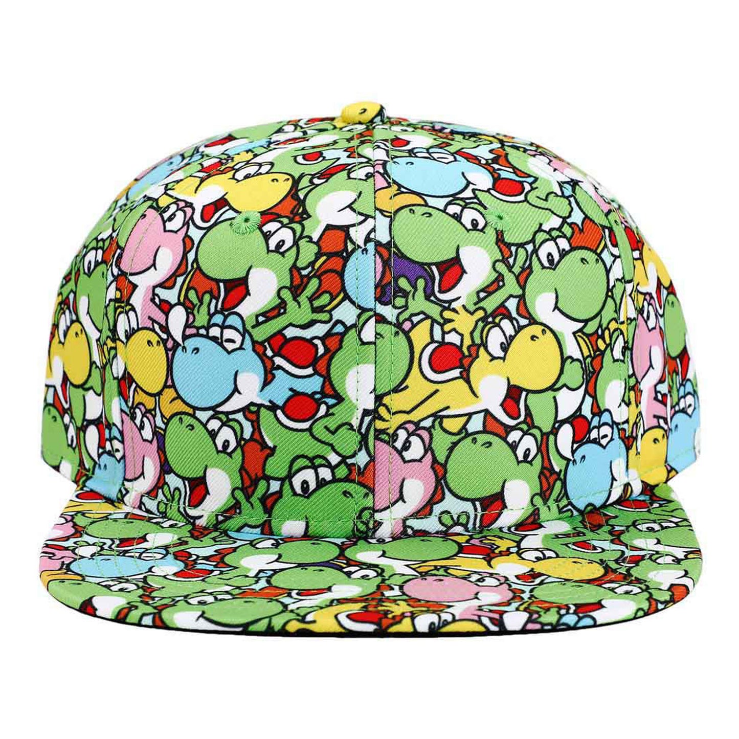 Yoshi All Over Print Snapback Hat
