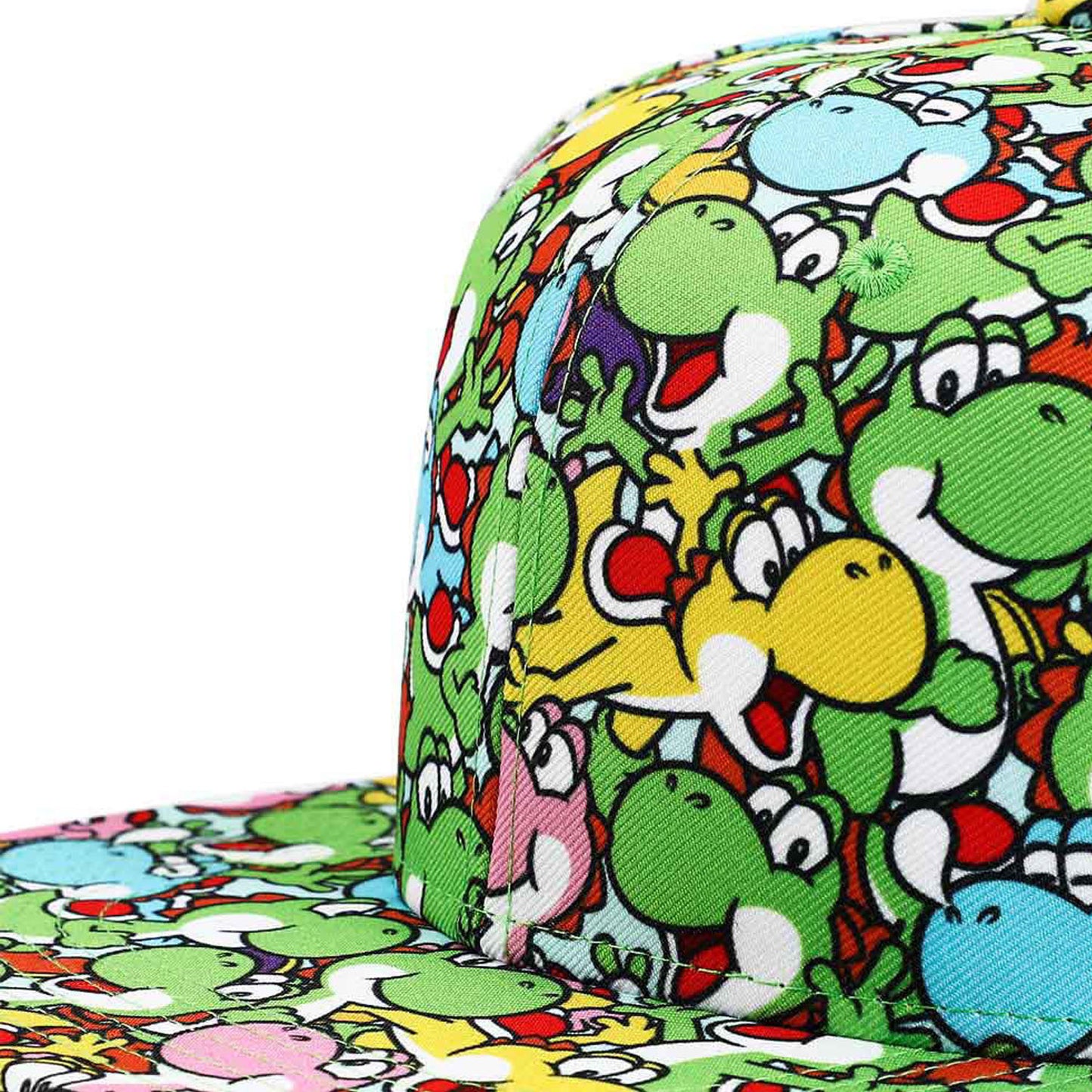 Yoshi All Over Print Snapback Hat