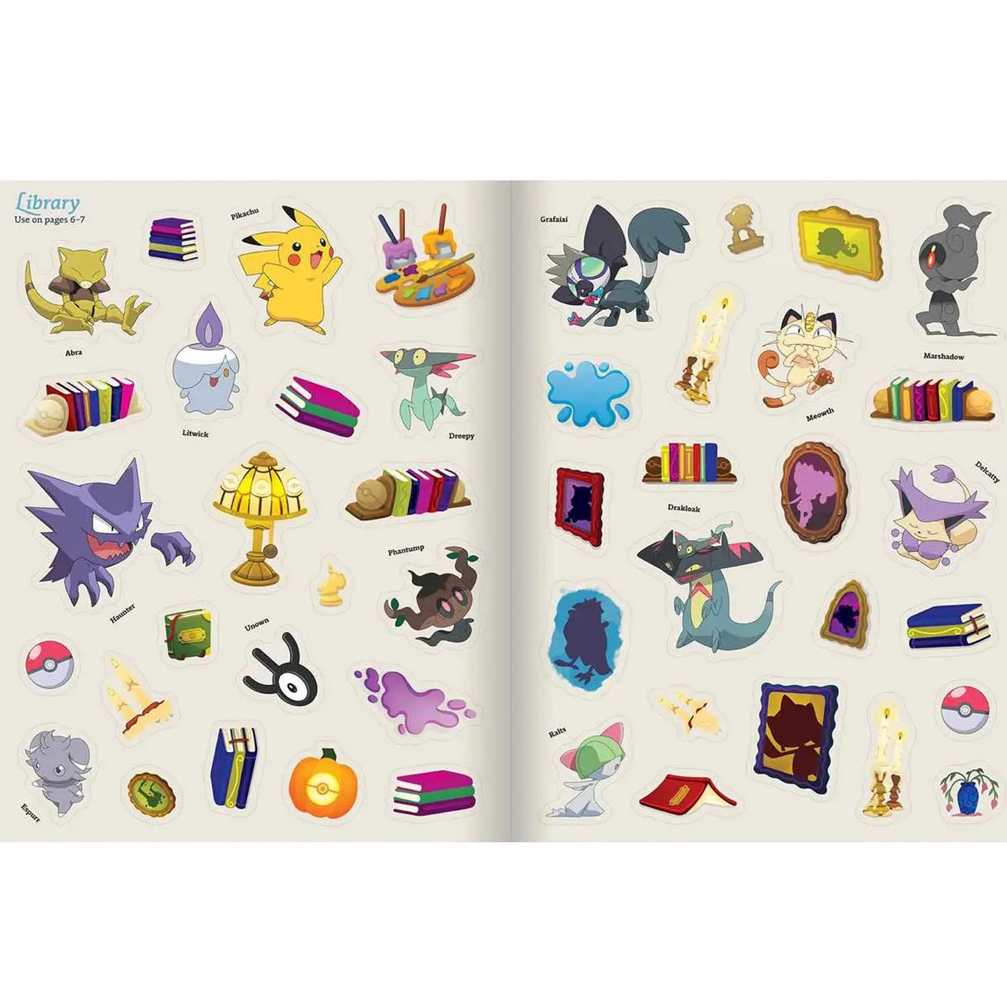 Pokémon Halloween: The Official Sticker Book