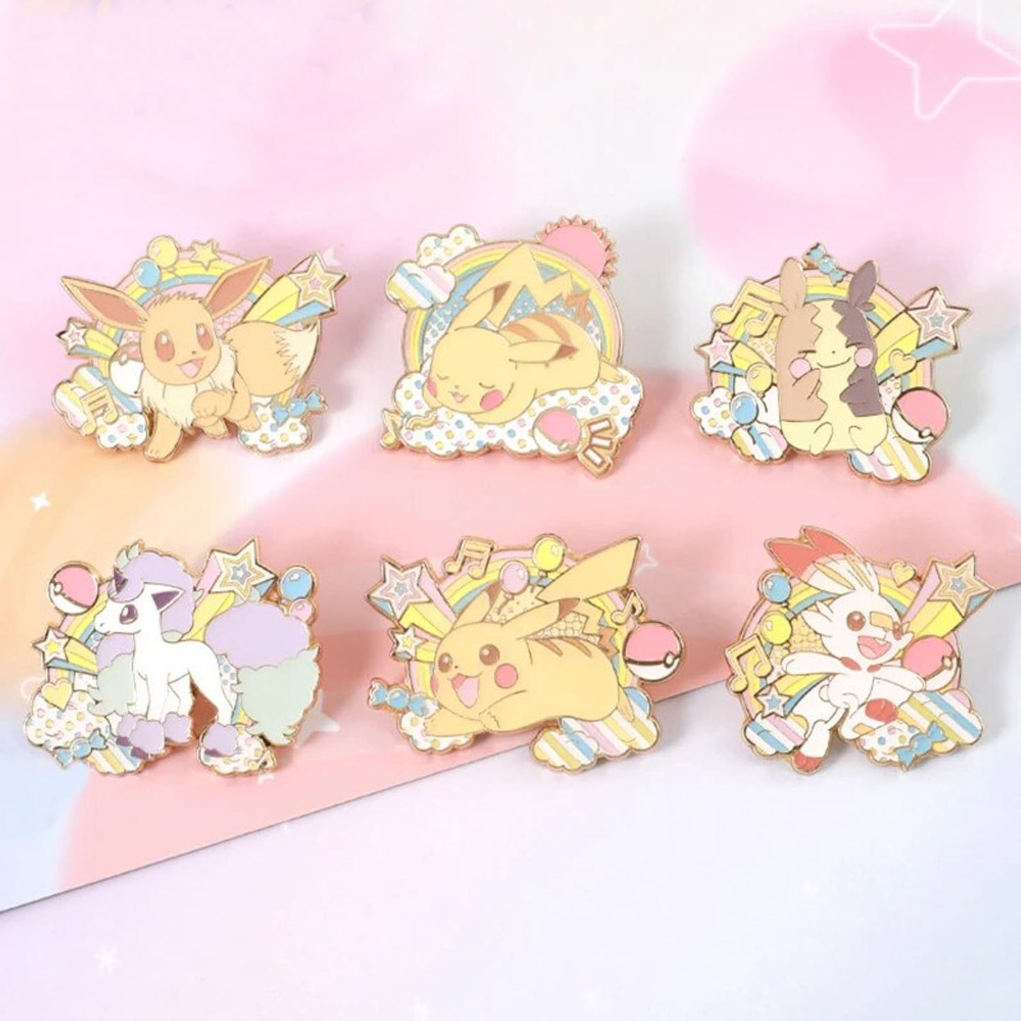 Pokémon Nijiiro POP Series Pin