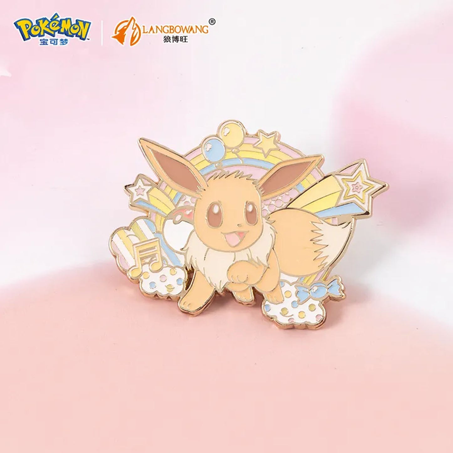 Pokémon Nijiiro POP Rainbow Series Pin