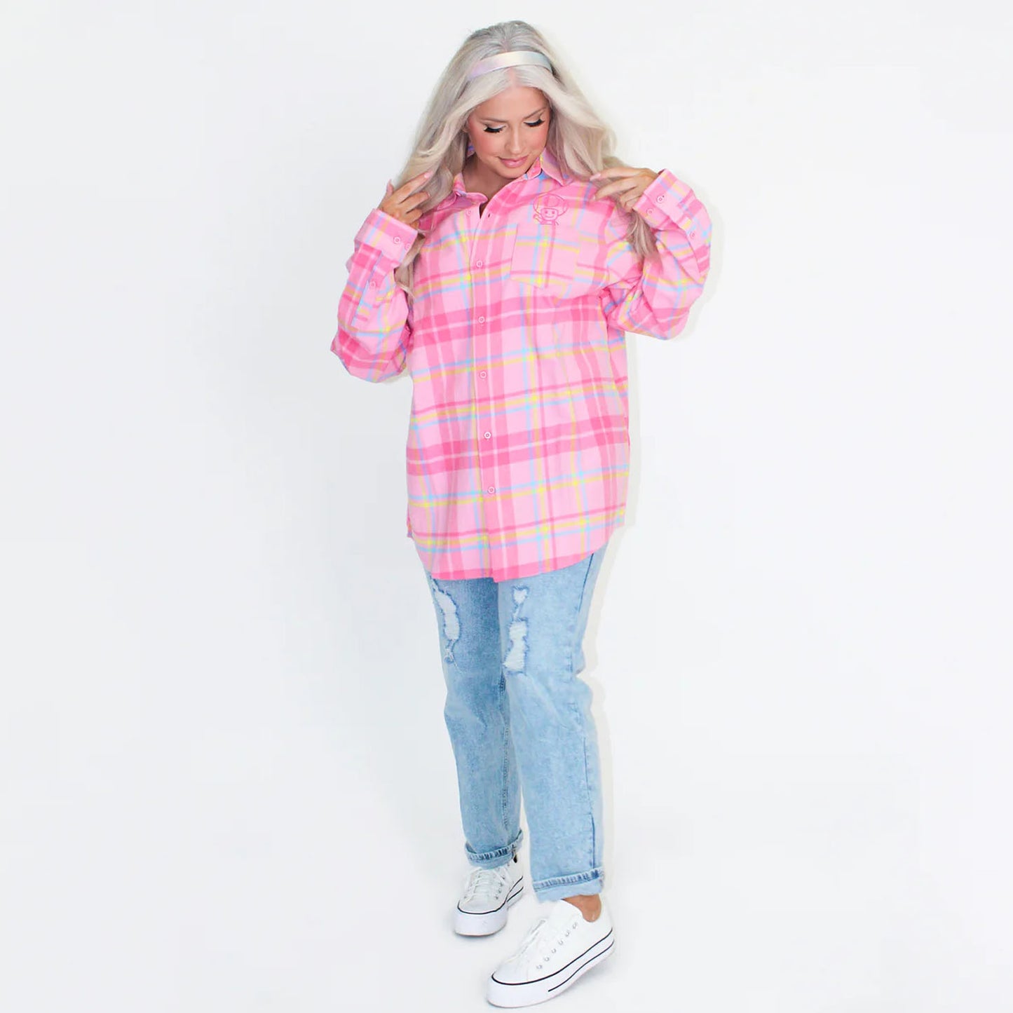 Princess Peach Unisex Flannel Shirt