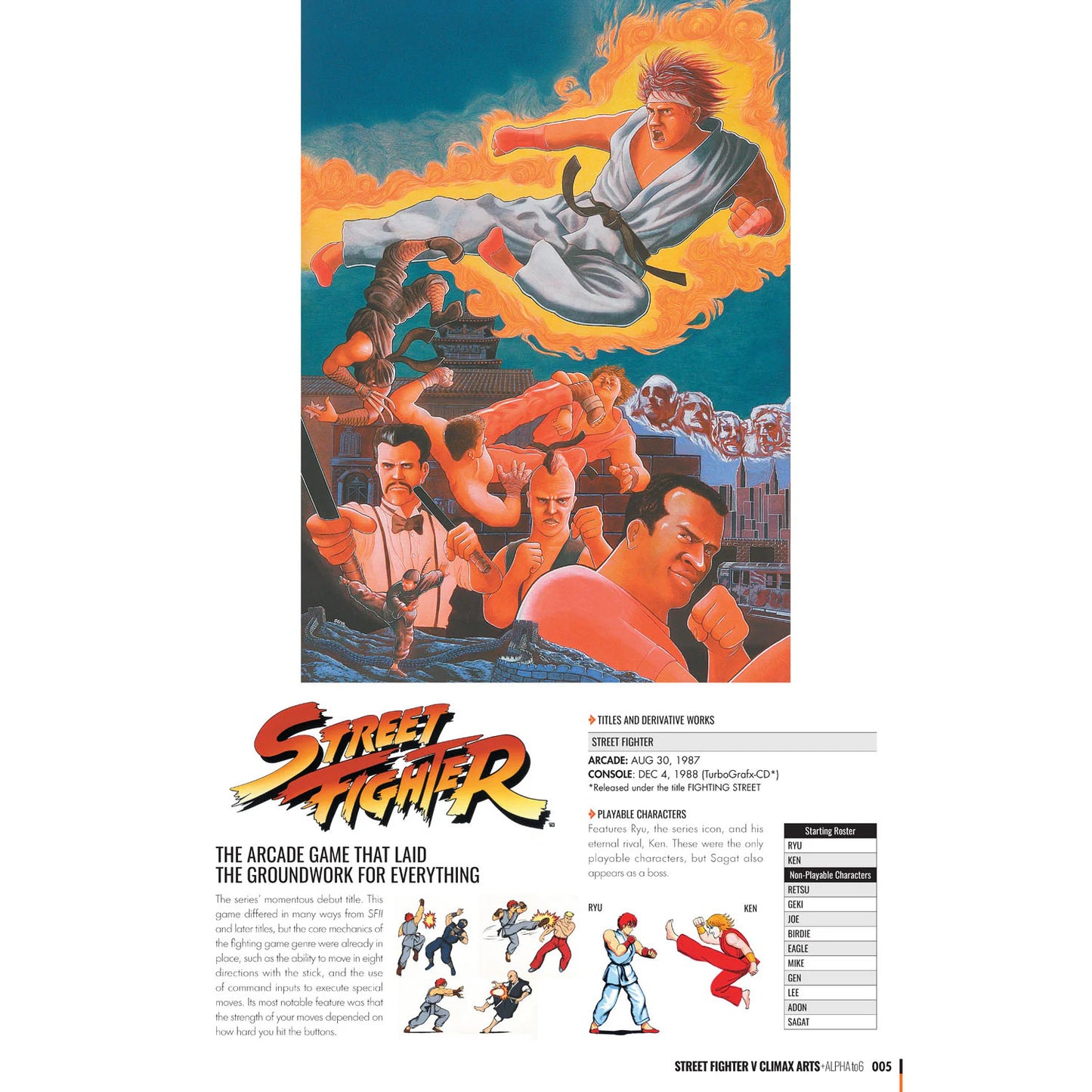 Street Fighter V: Climax Arts + Alpha to 6