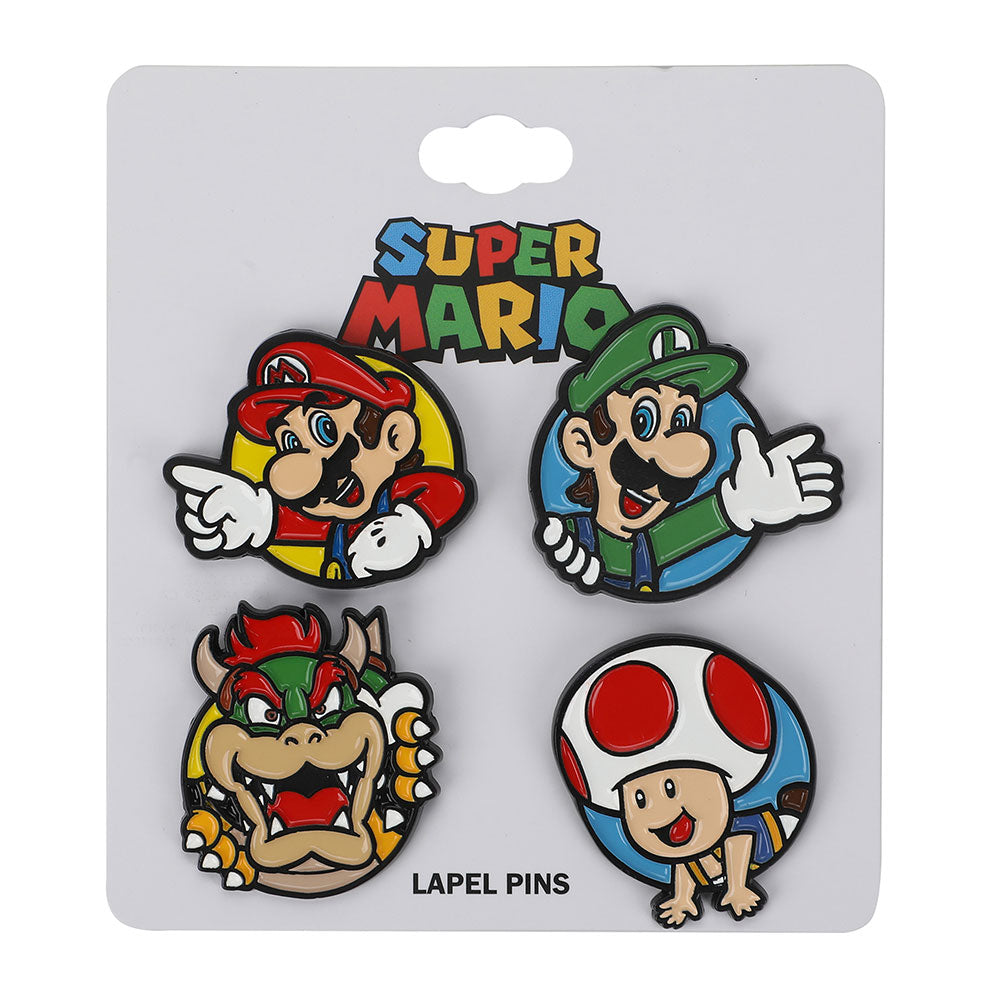 Super Mario Classic Pin Set