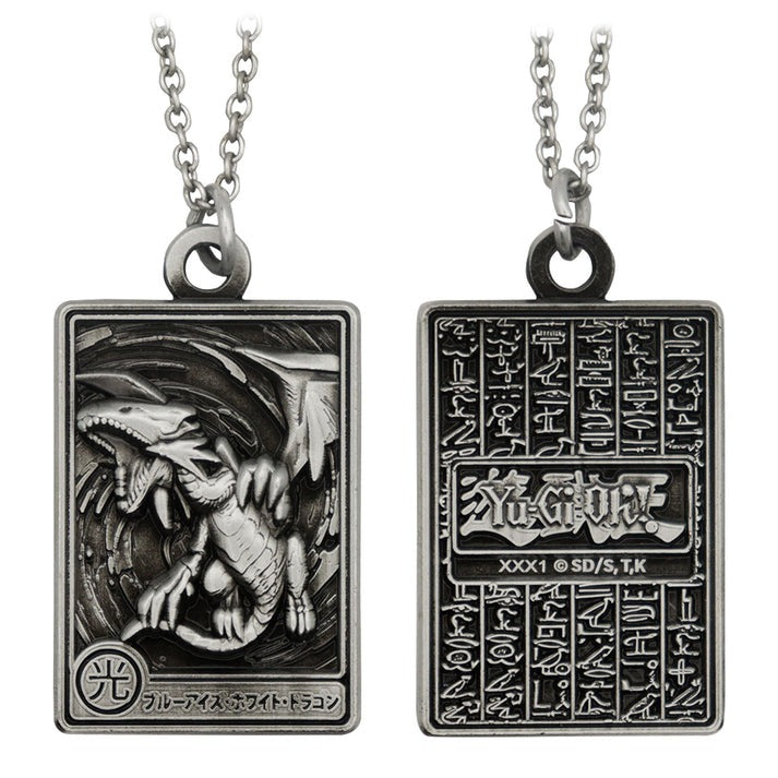 yugioh card necklace Yugiohs Finished with an antique nickel and heavily embossed design Necklace of Command - Yu-Gi-Oh!