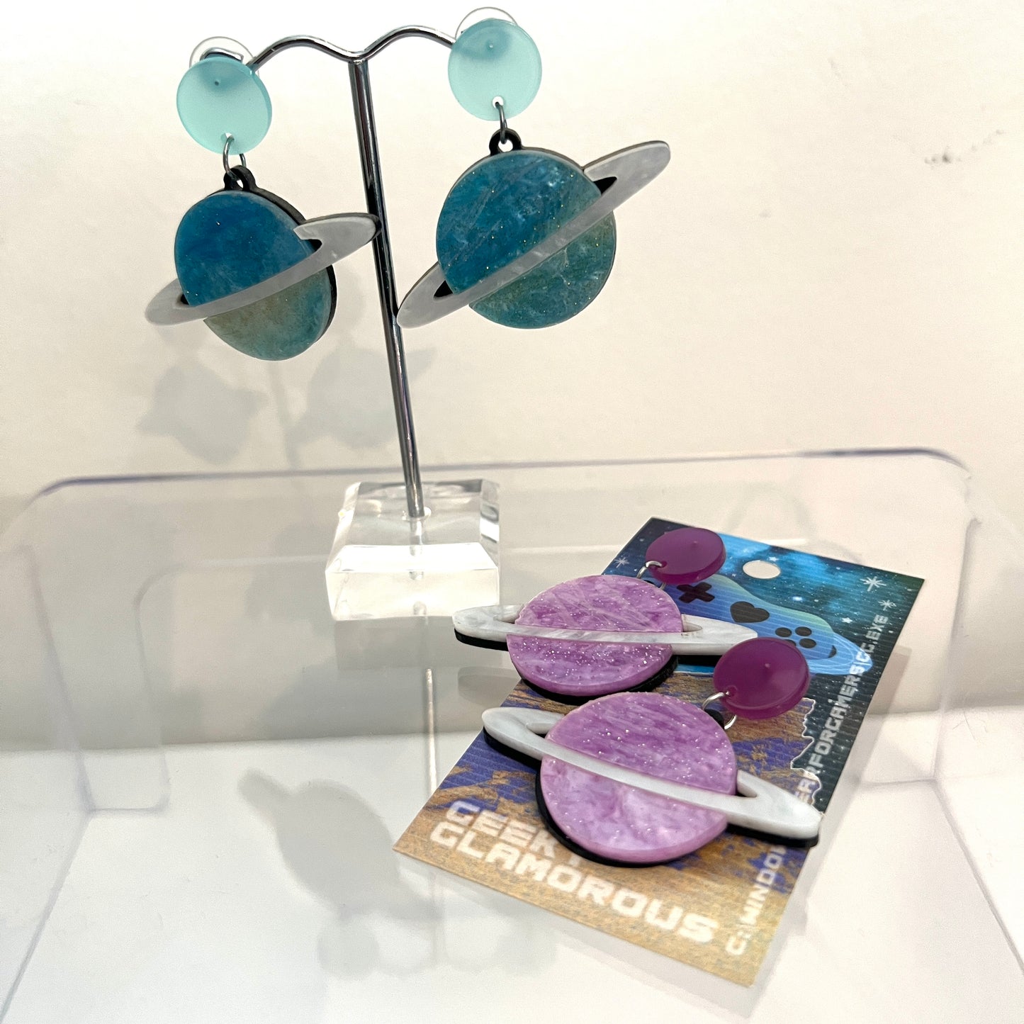 Neotropolis Sparkle Planet Earrings