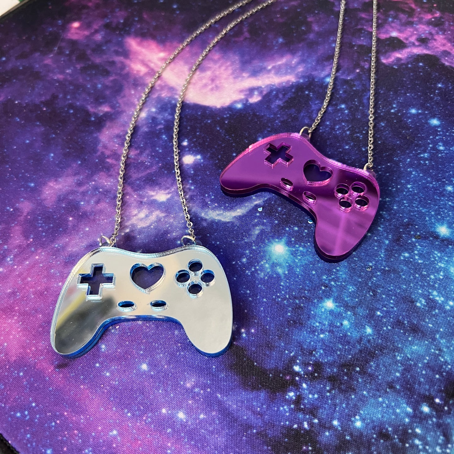 GeekyGlamorous Galaxy Logo Necklace