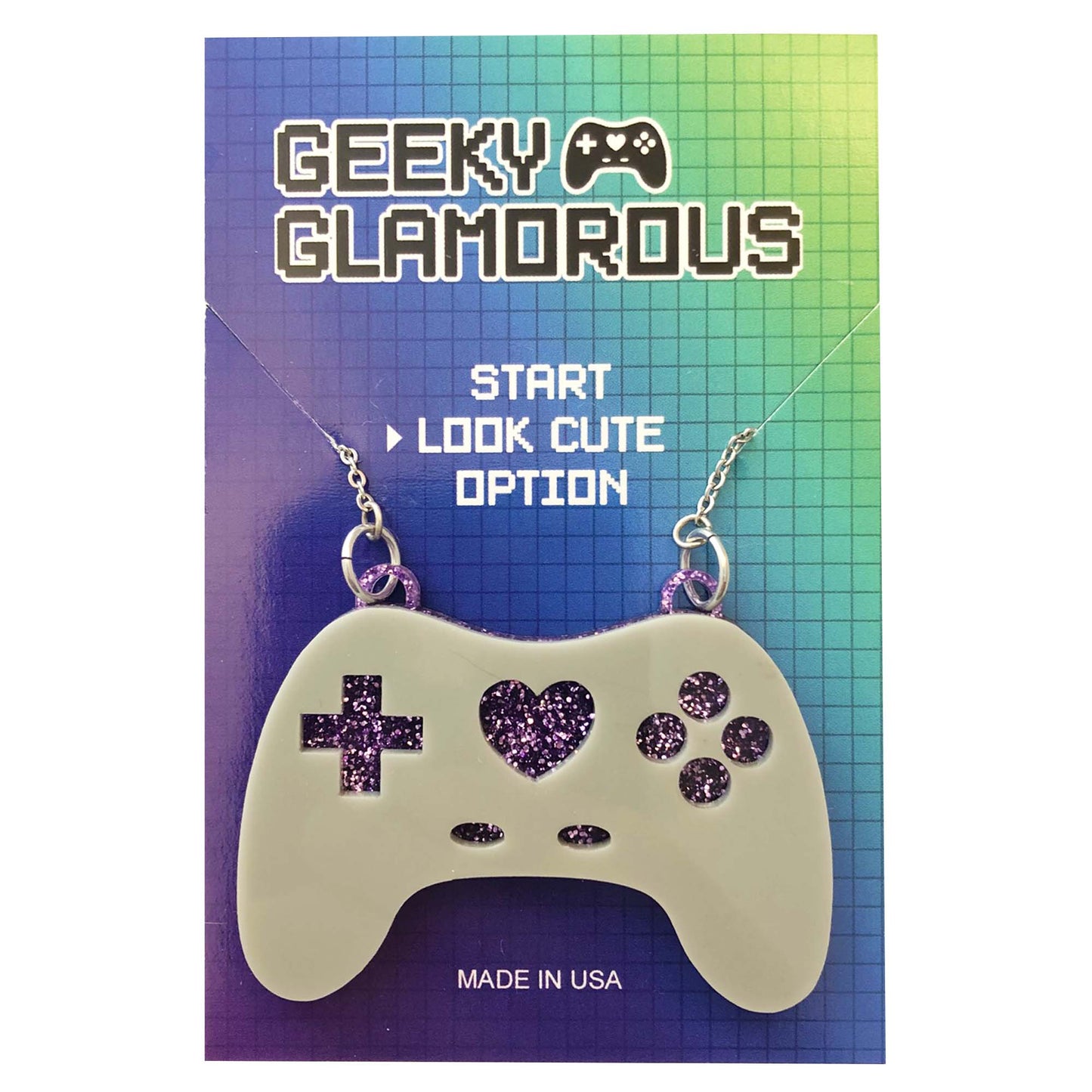 GeekyGlamorous Retro Necklace