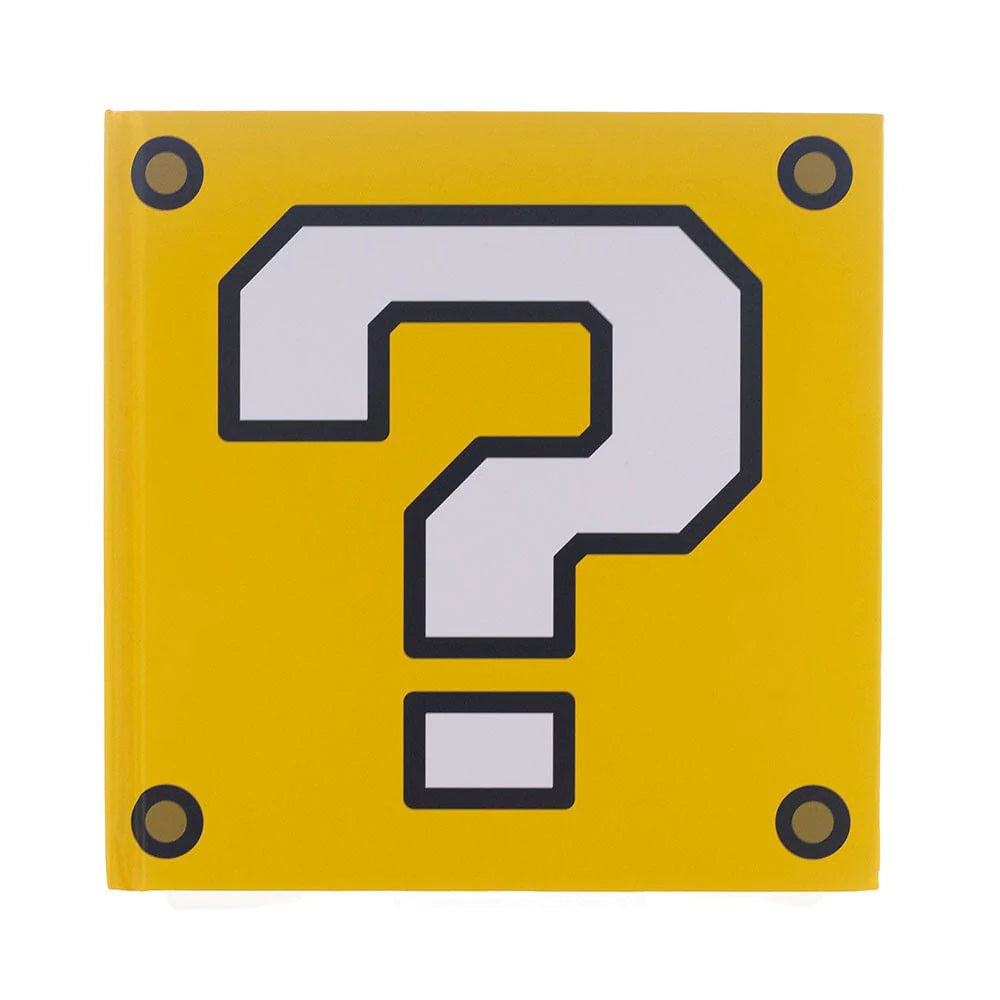 Super Mario Question Block Hardcover Journal