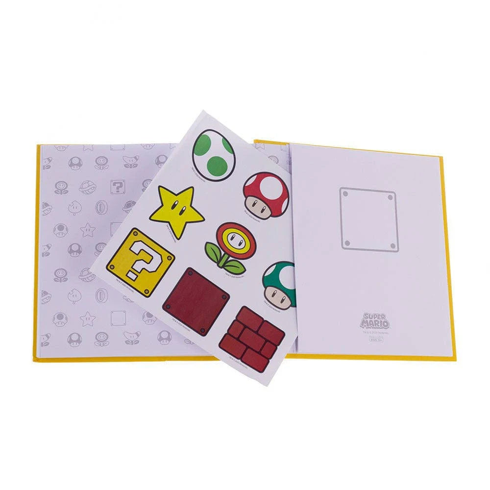 Super Mario Question Block Hardcover Journal