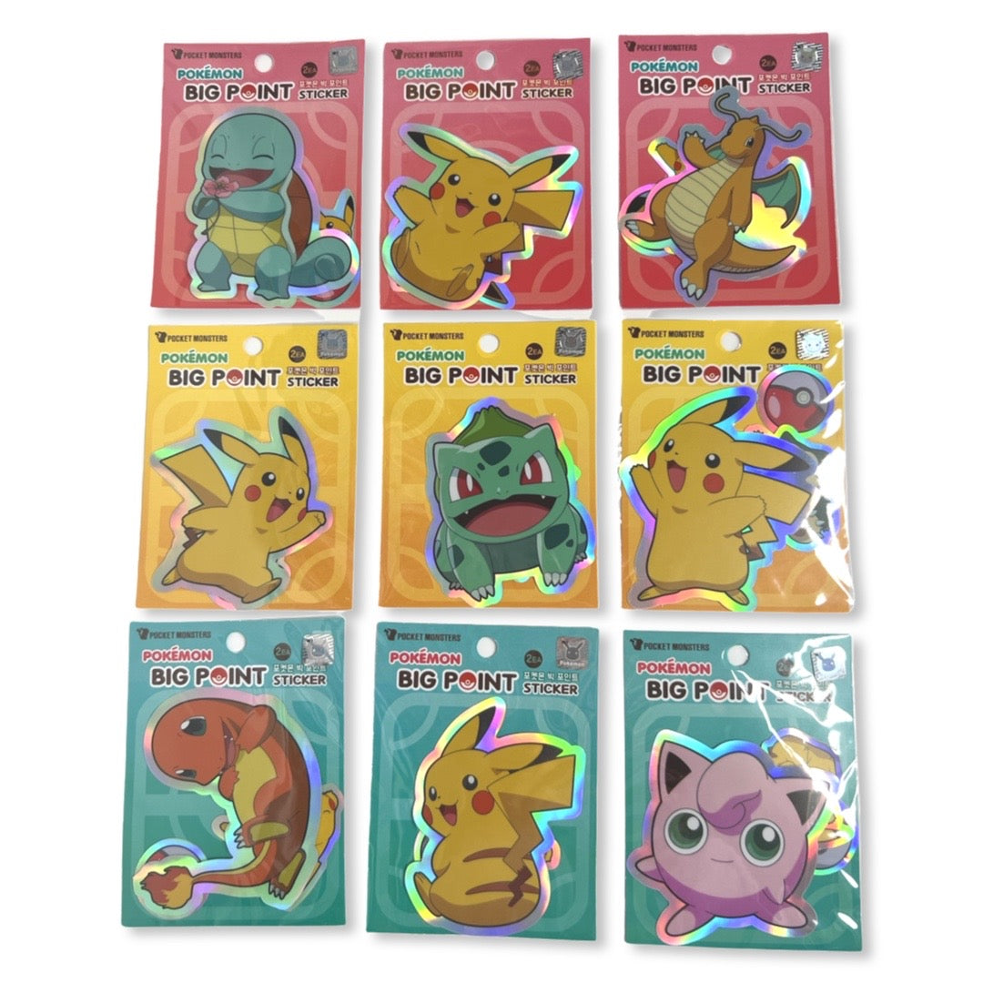 Pokémon 3pc Sticker Pack