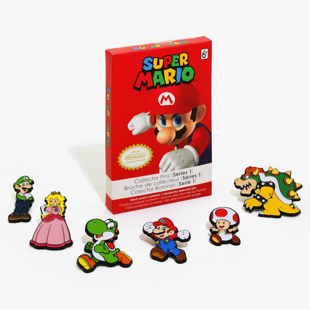 Super Mario Collectible Pin