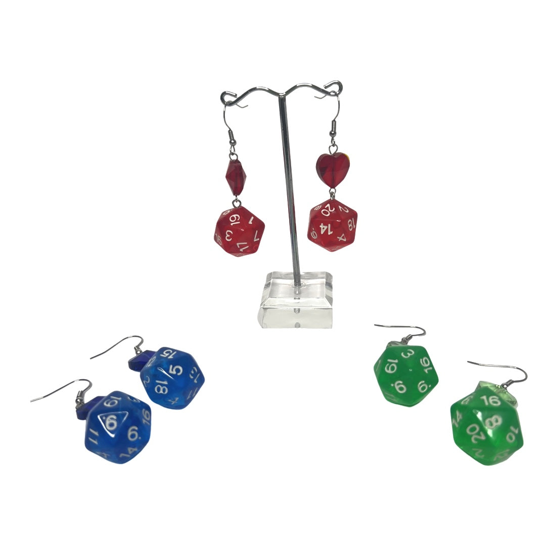 Roll for Love Earrings