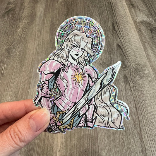 Babs Tarr Lady Knight Sticker