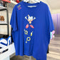 Blue shirt with Sonic the Hedgehog graphic 