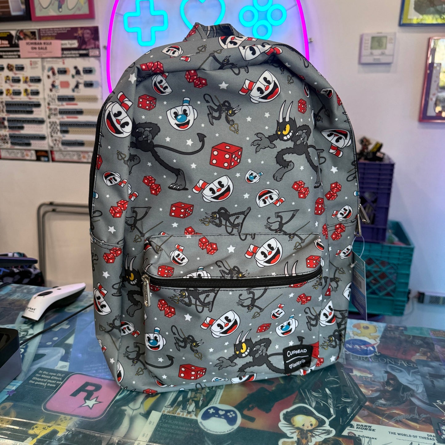 Pre-Owned Cuphead Loungefly Backpack