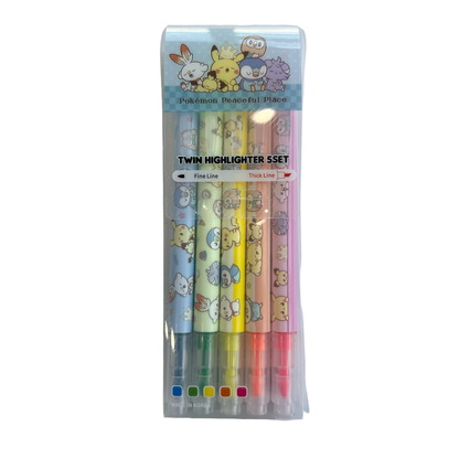 Pokémon Peaceful Place Highlighter Set