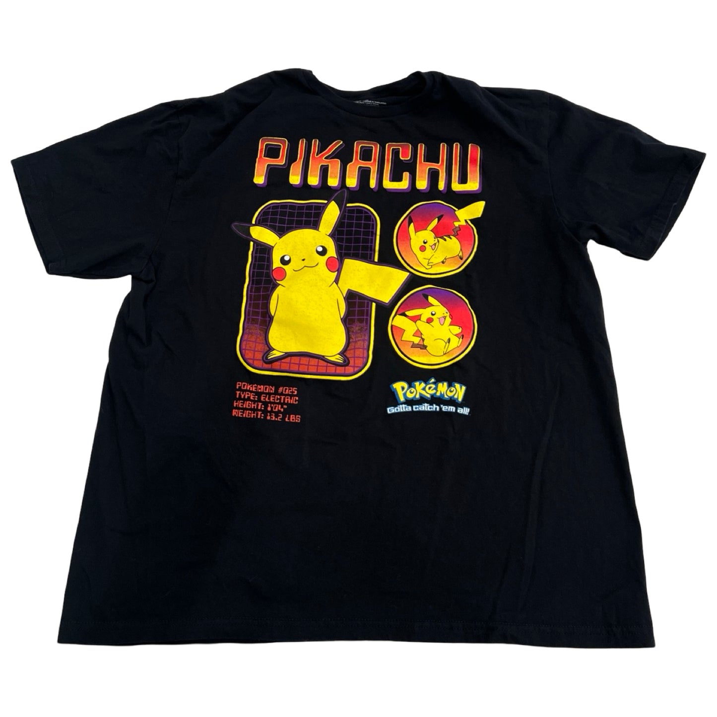 Pre-Owned Pikachu Stats Tee