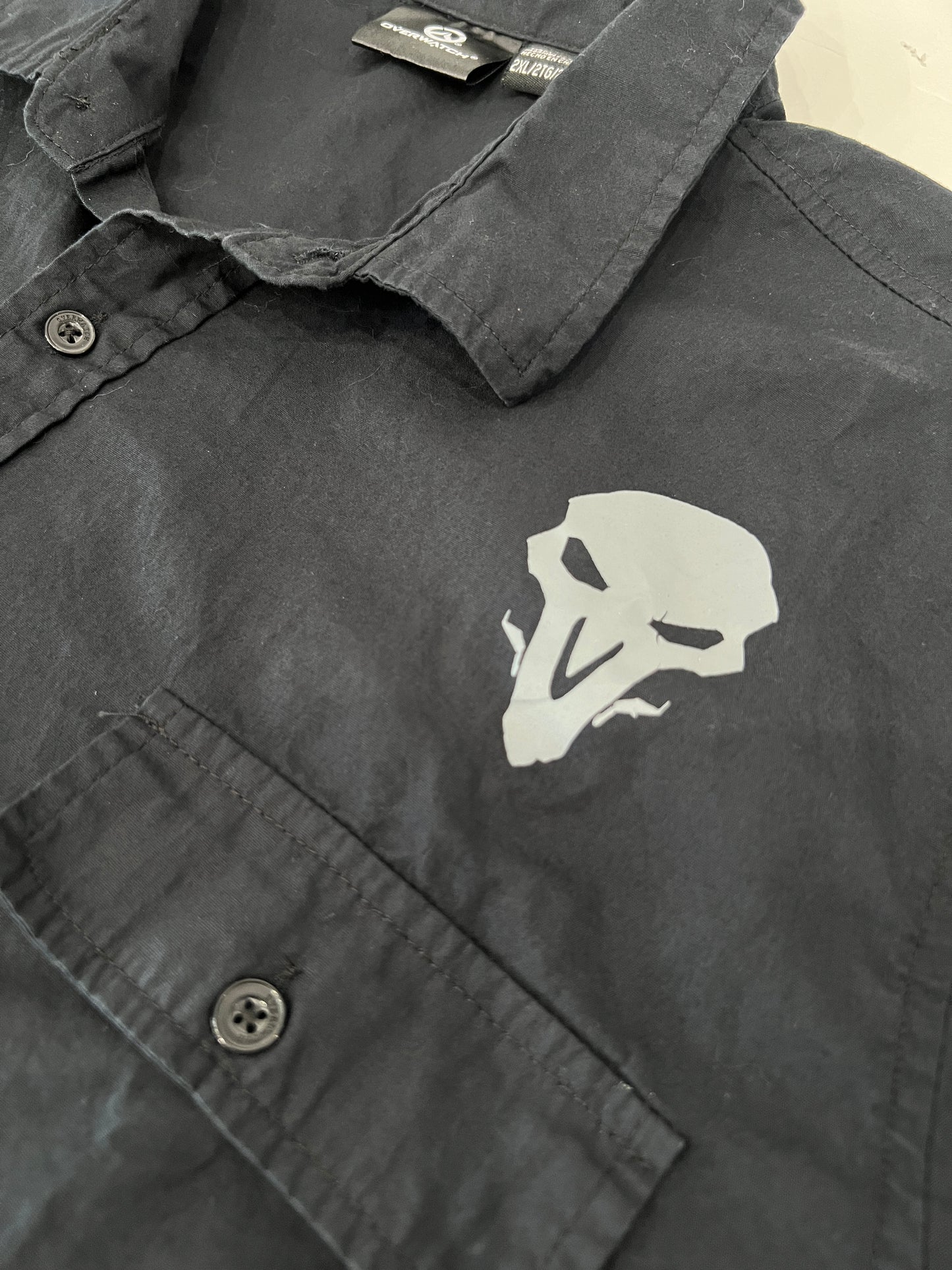 Pre-Owned Overwatch Reaper Button-Up Shirt