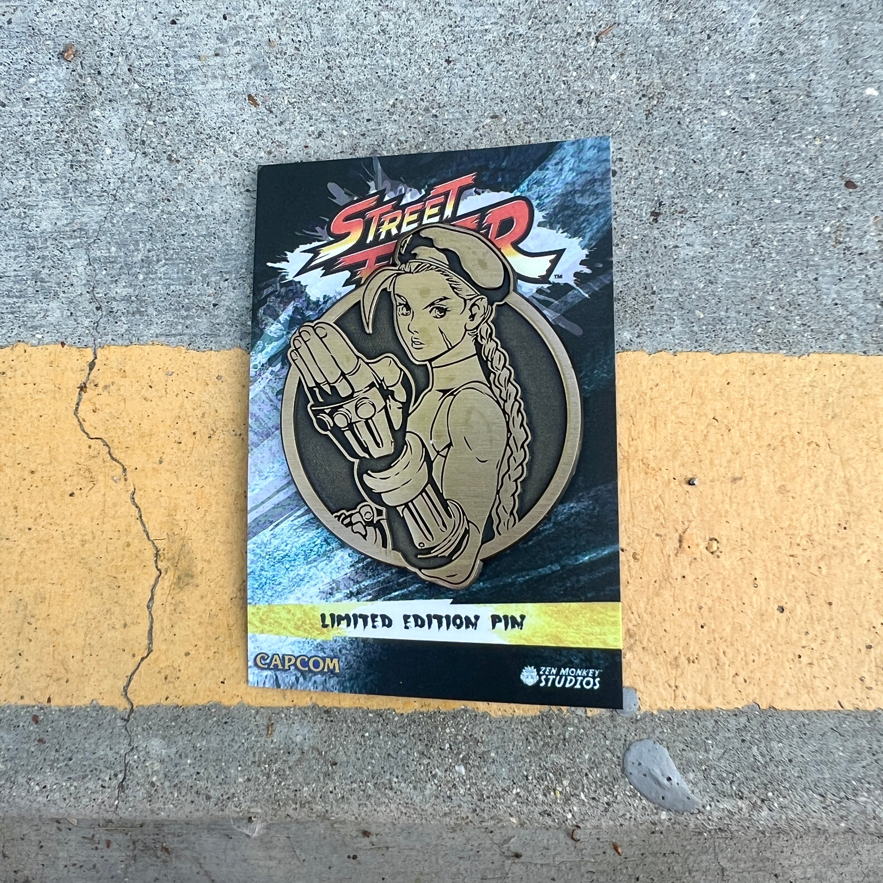 Factory Street Fighter v Capcom Pins