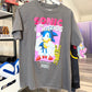 Gray t-shirt with Sonic the Hedgehog graphic design in a store setting