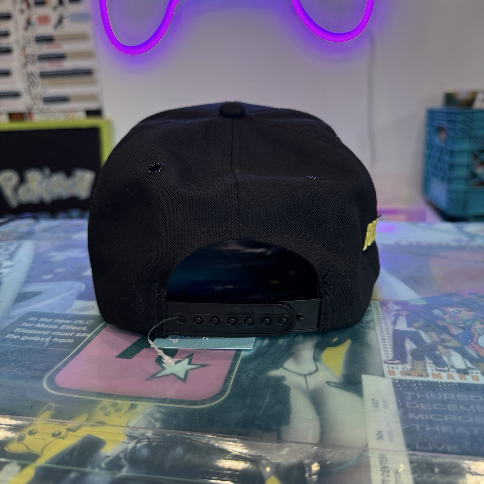 Back view showing snapback closure of Borderlands 4 hat 
