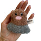 Fluffy, plush keychain of the Pokemon, Ditto