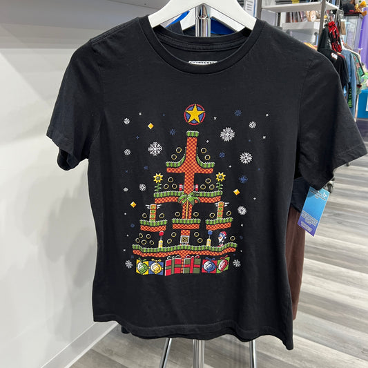 Pre-Owned Sonic Holiday Tree Tee