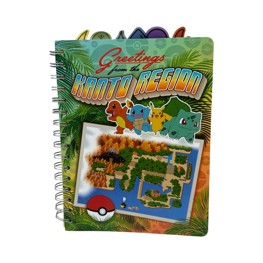 Pokémon Greetings from Kanto Notebook