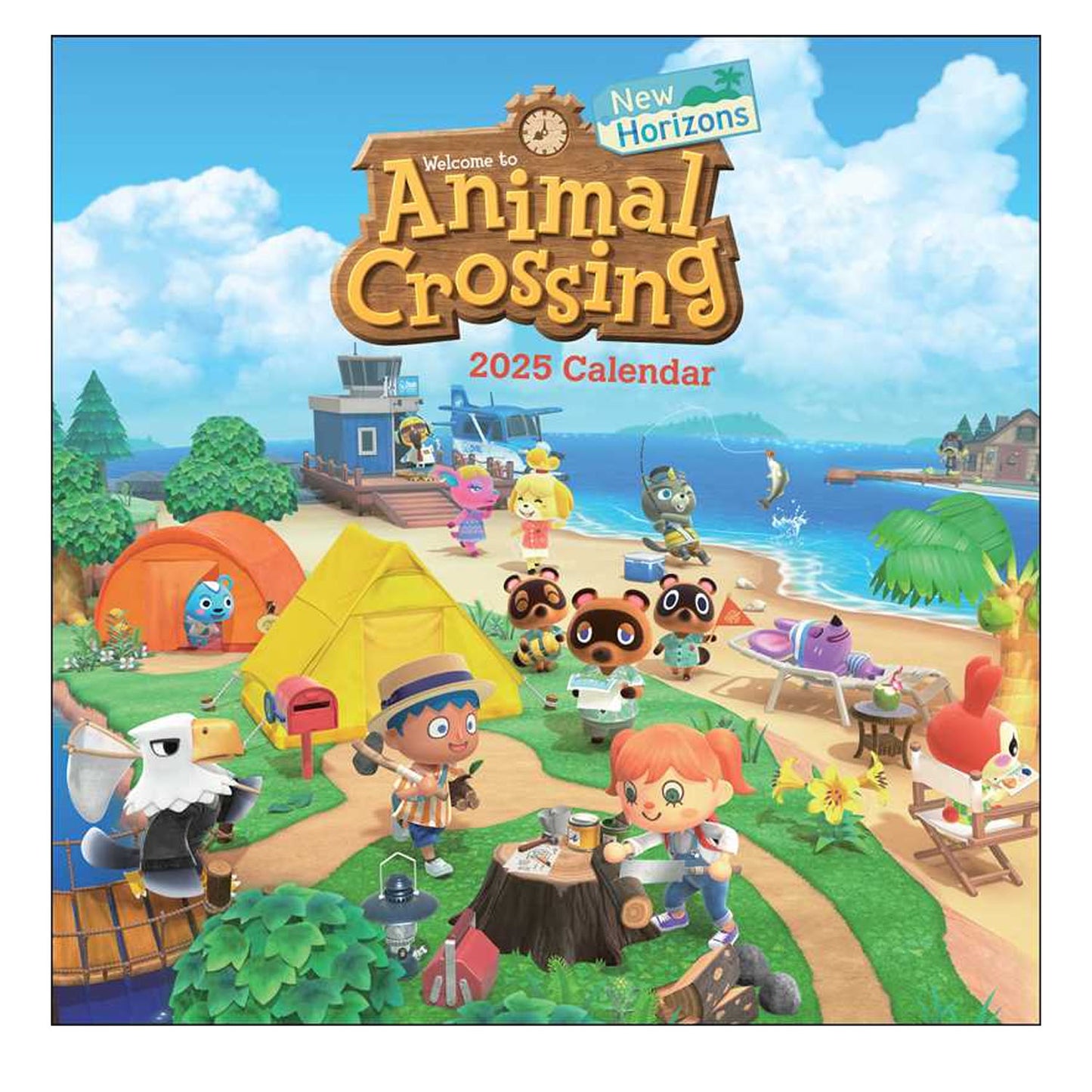 Animal Crossing 2025 Wall Calendar